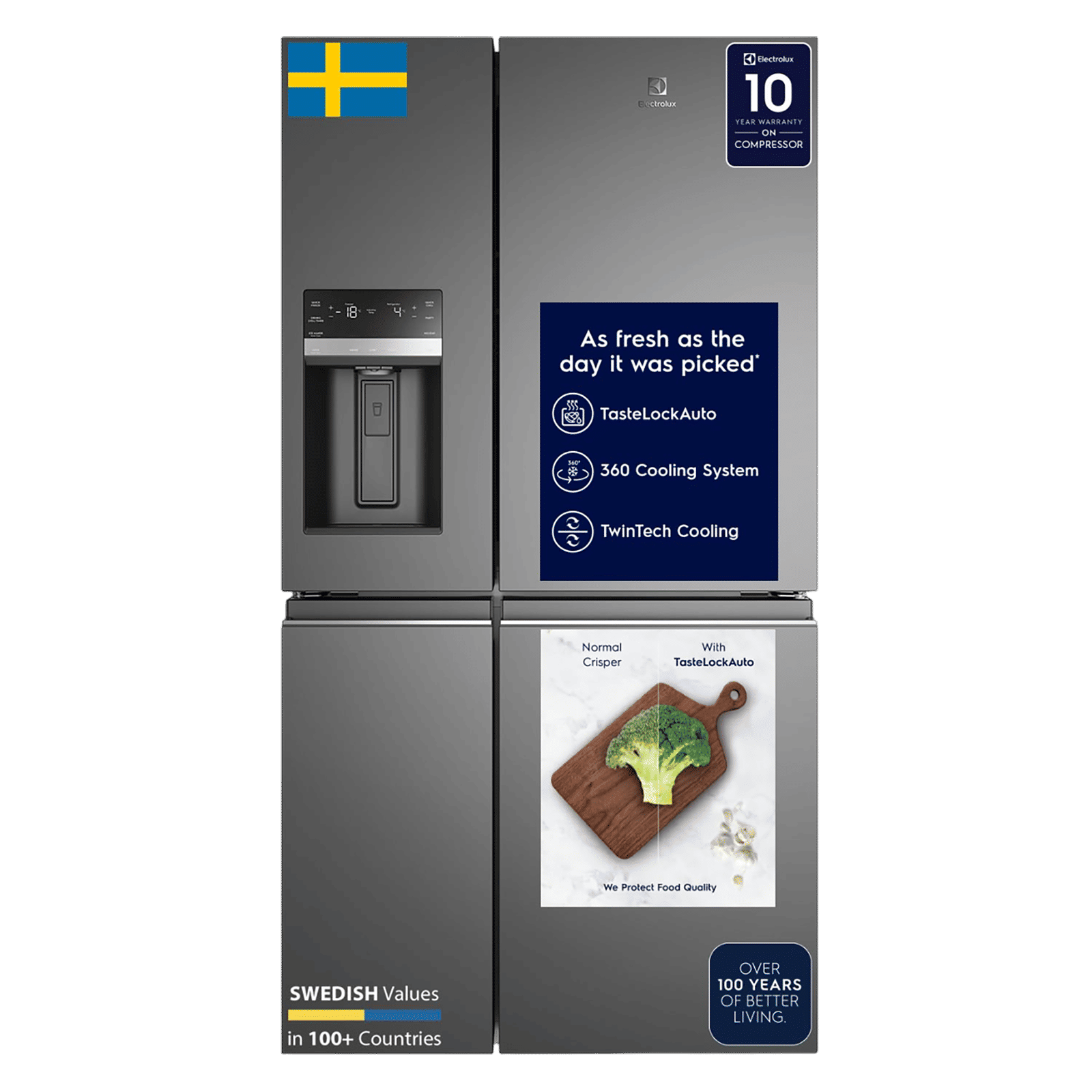 Buy Electrolux UltimateTaste 900 680 Litres Frost Free French Door